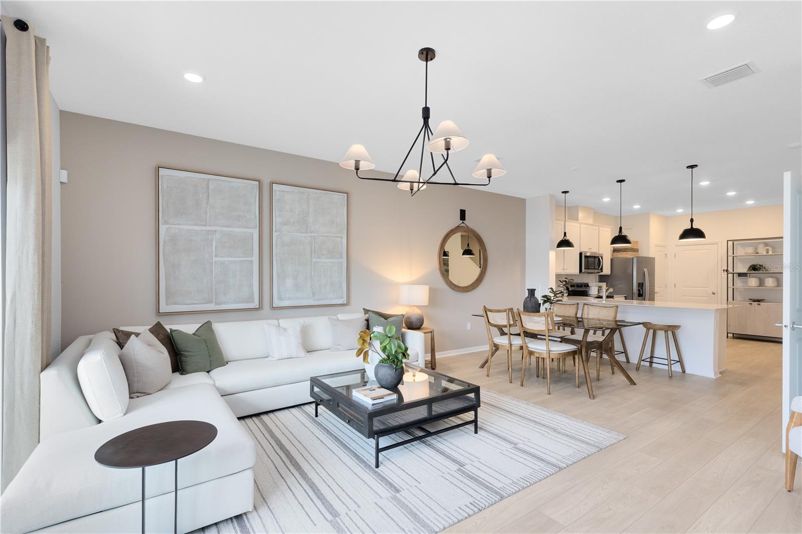 Model Home Design Only. Pictures and furnishings are for illustrative purposes only. Elevations, colors and options may vary. Furniture is for model home staging only.