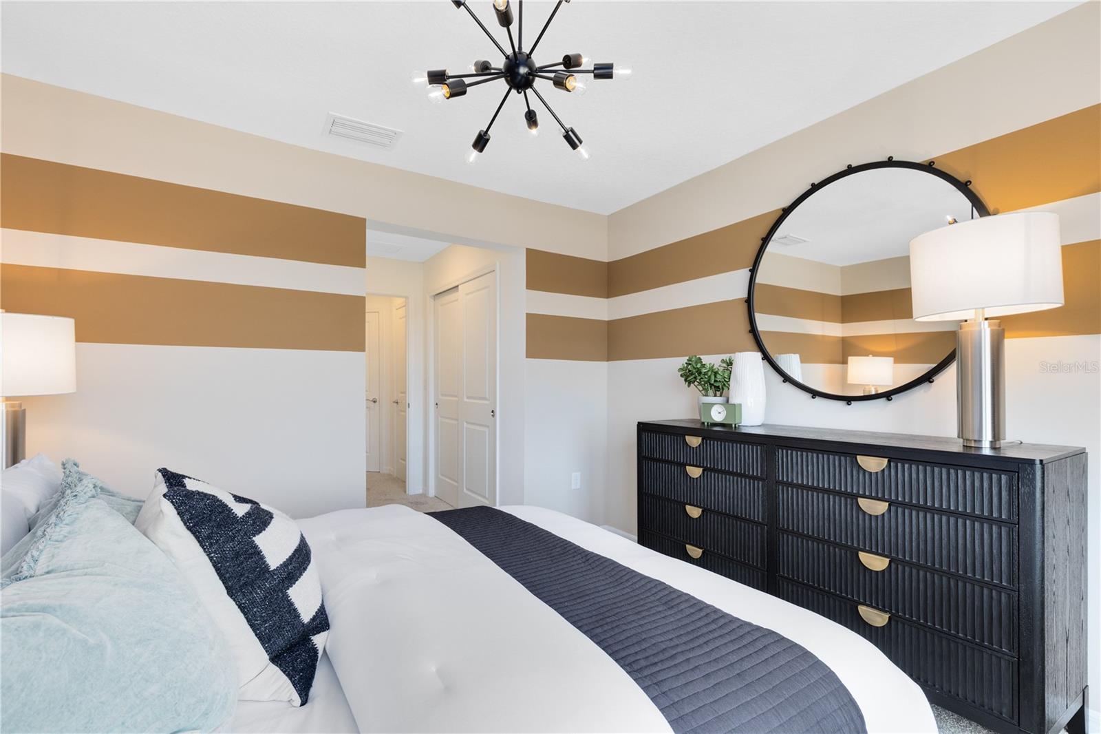 Model Home Design Only. Pictures and furnishings are for illustrative purposes only. Elevations, colors and options may vary. Furniture is for model home staging only.
