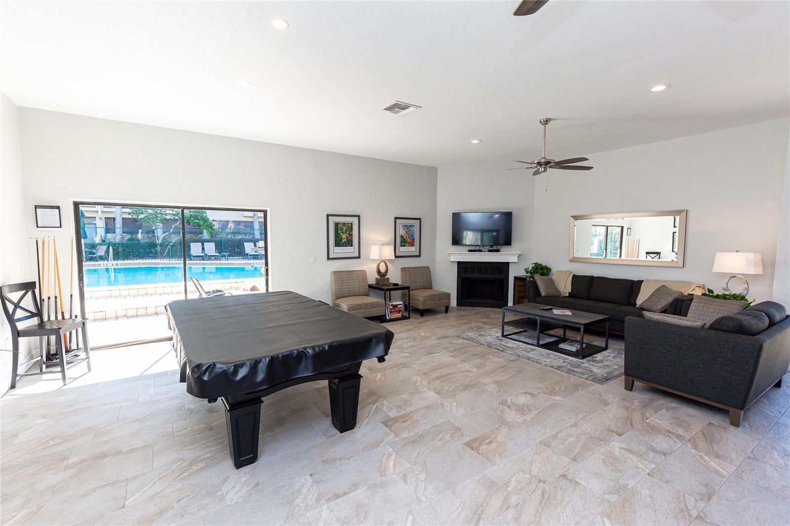 Inside Clubhouse Off The Pool Area