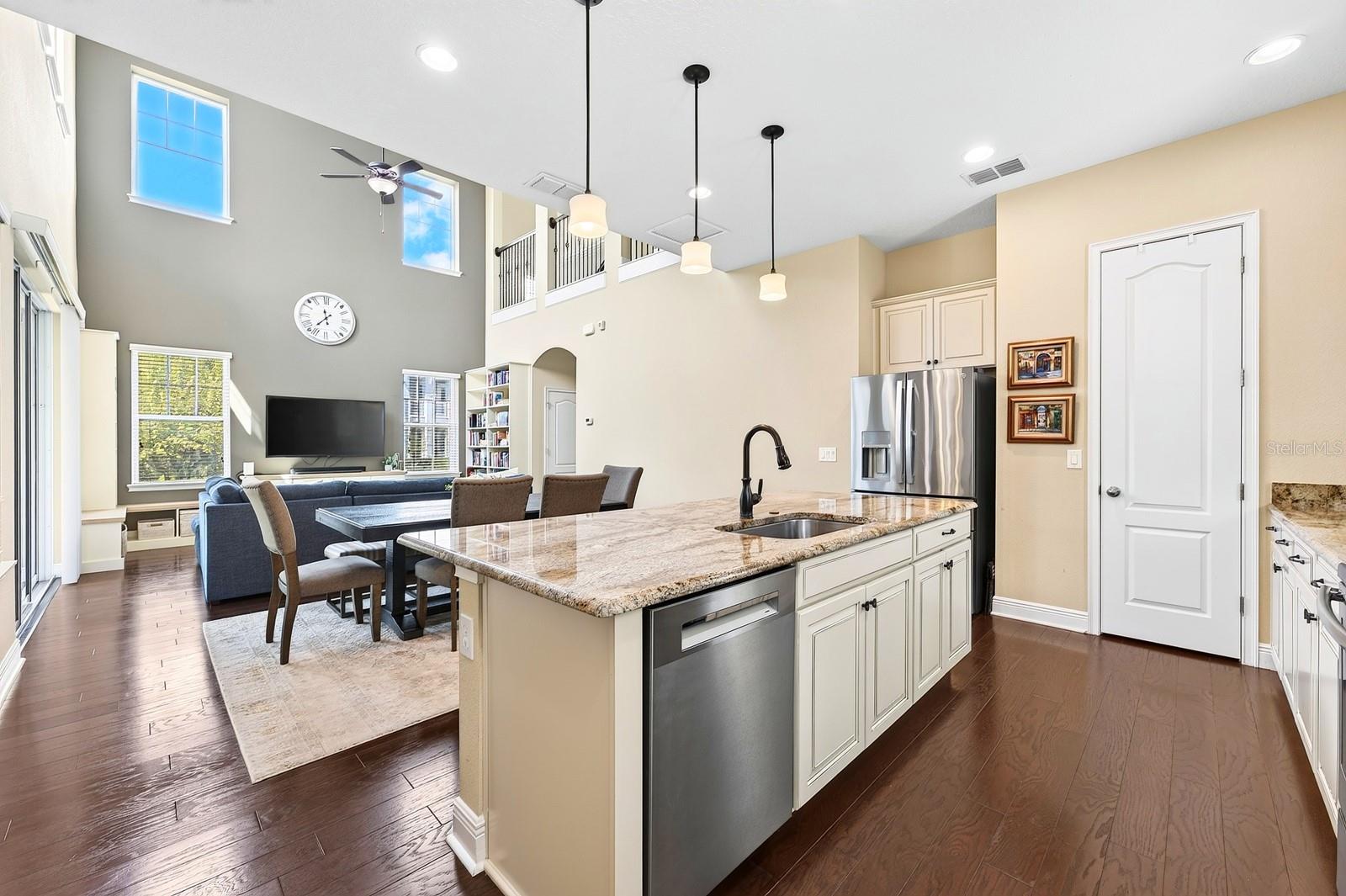 Kitchen is open to the living and dining areas - perfect for entertaining.