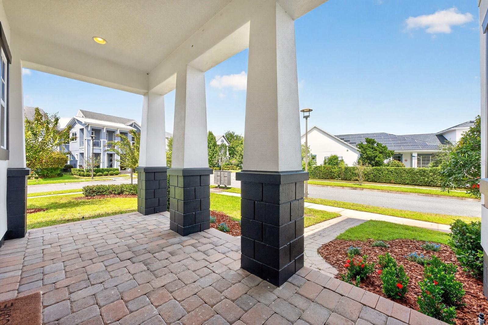 Large covered front porch.