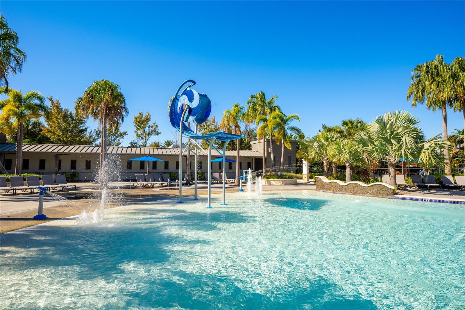 Resort style pools.