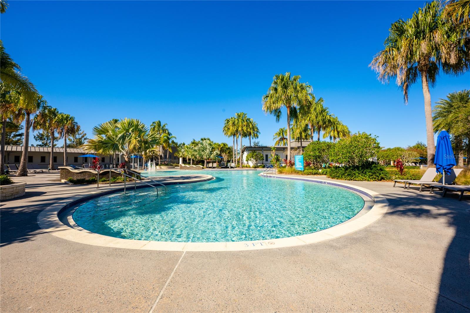Resort style pools.