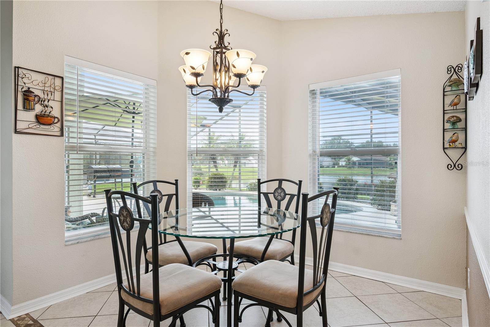 Breakfast nook off the kitchen