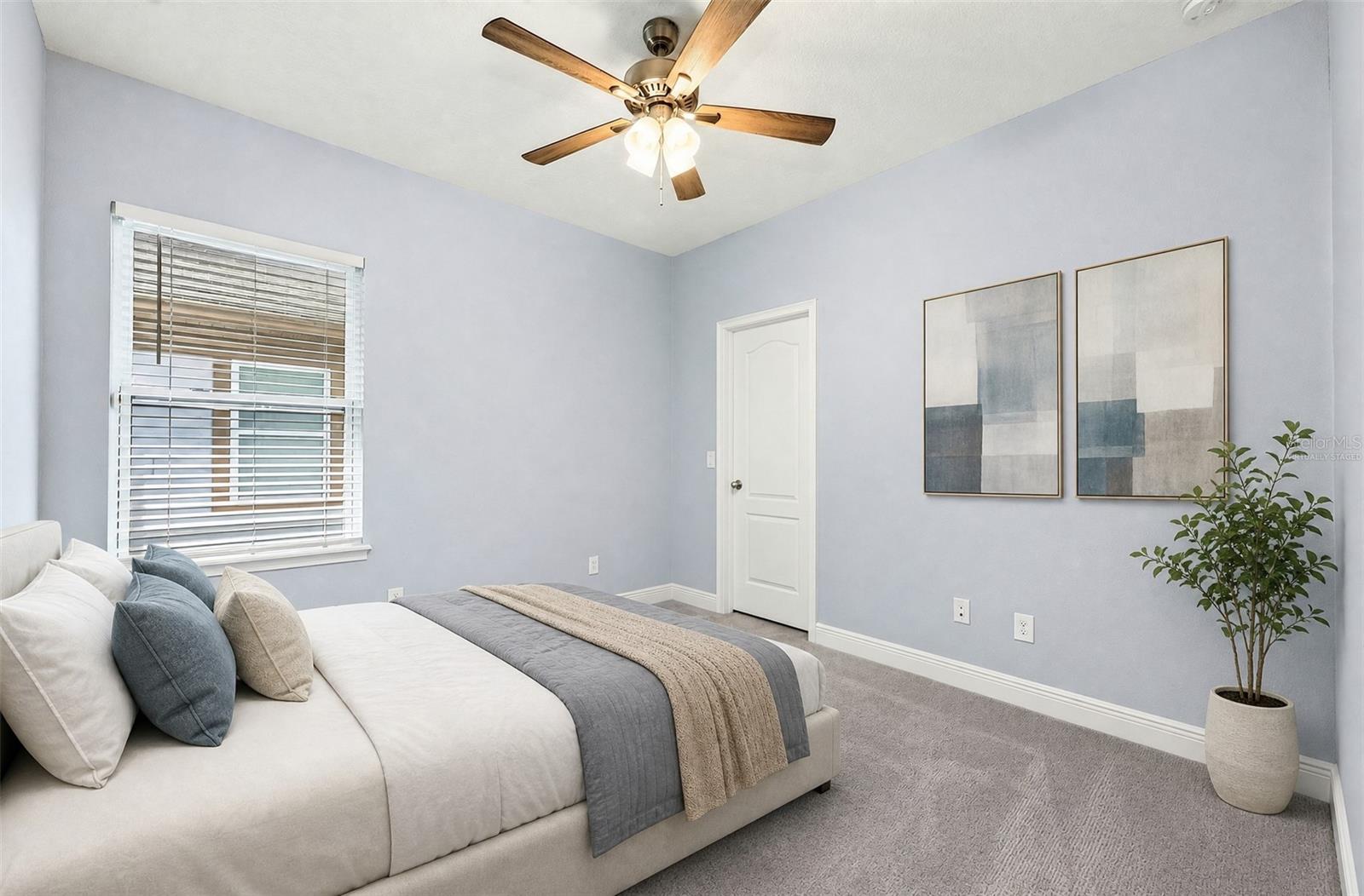 Third Bedroom. Virtually Staged.