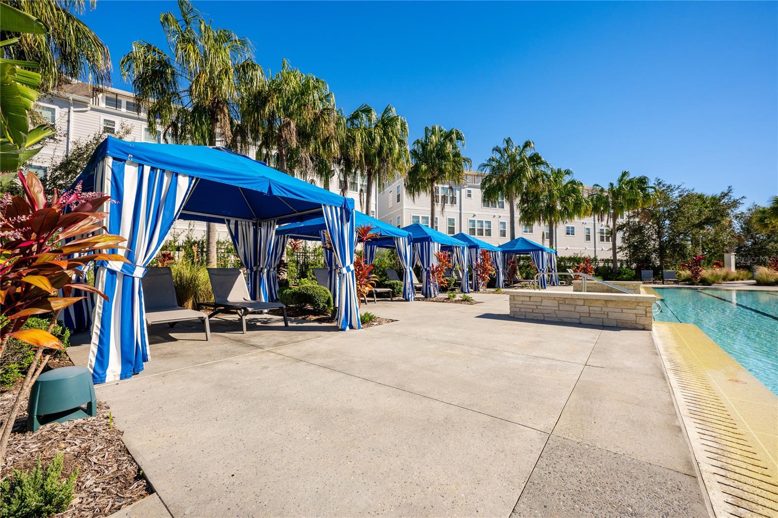 Poolside Seating.
