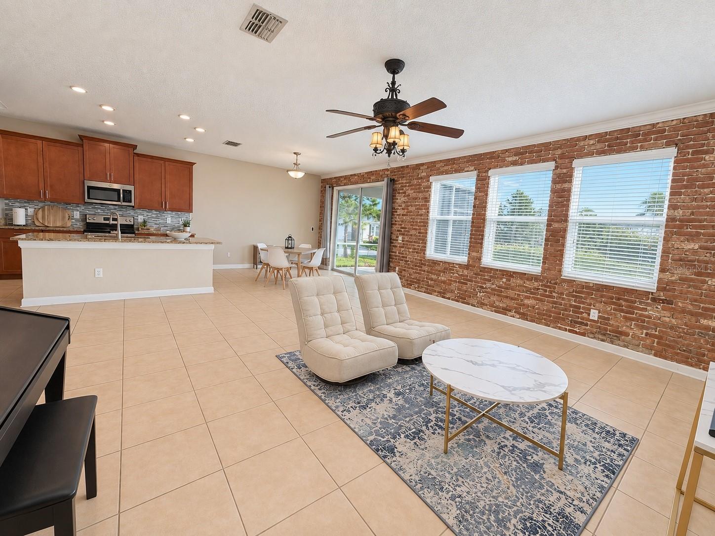 Spacious living area offering plenty of room for everyday living and entertaining.