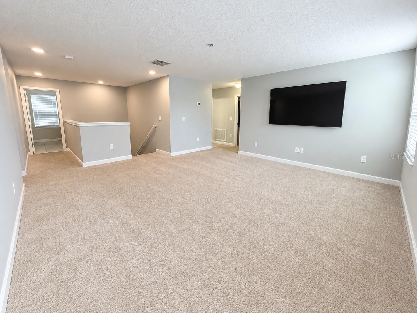 Large flex room/loft located on the second floor.