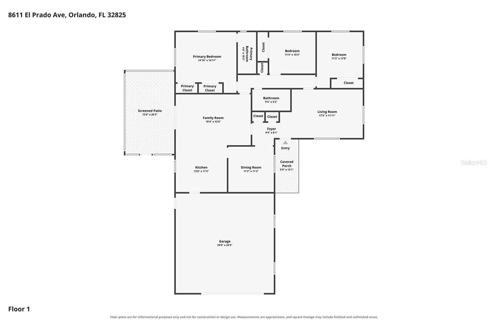 8611 EL PRADO AVENUE, Orlando, FL 32825