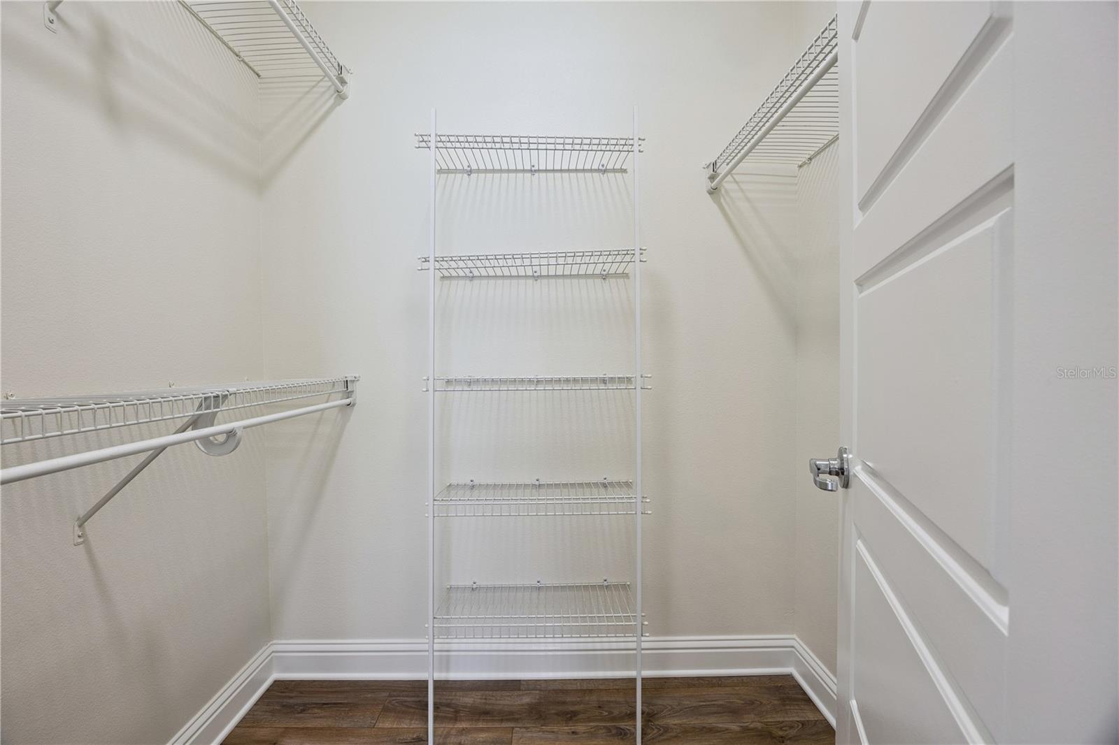 Primary closet