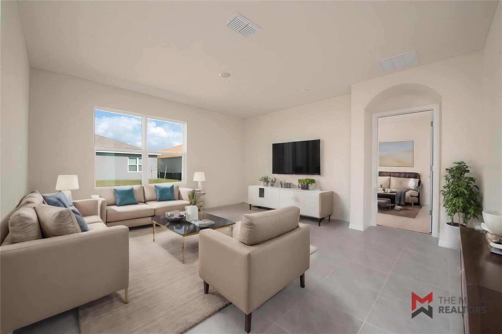 Staged Family Room