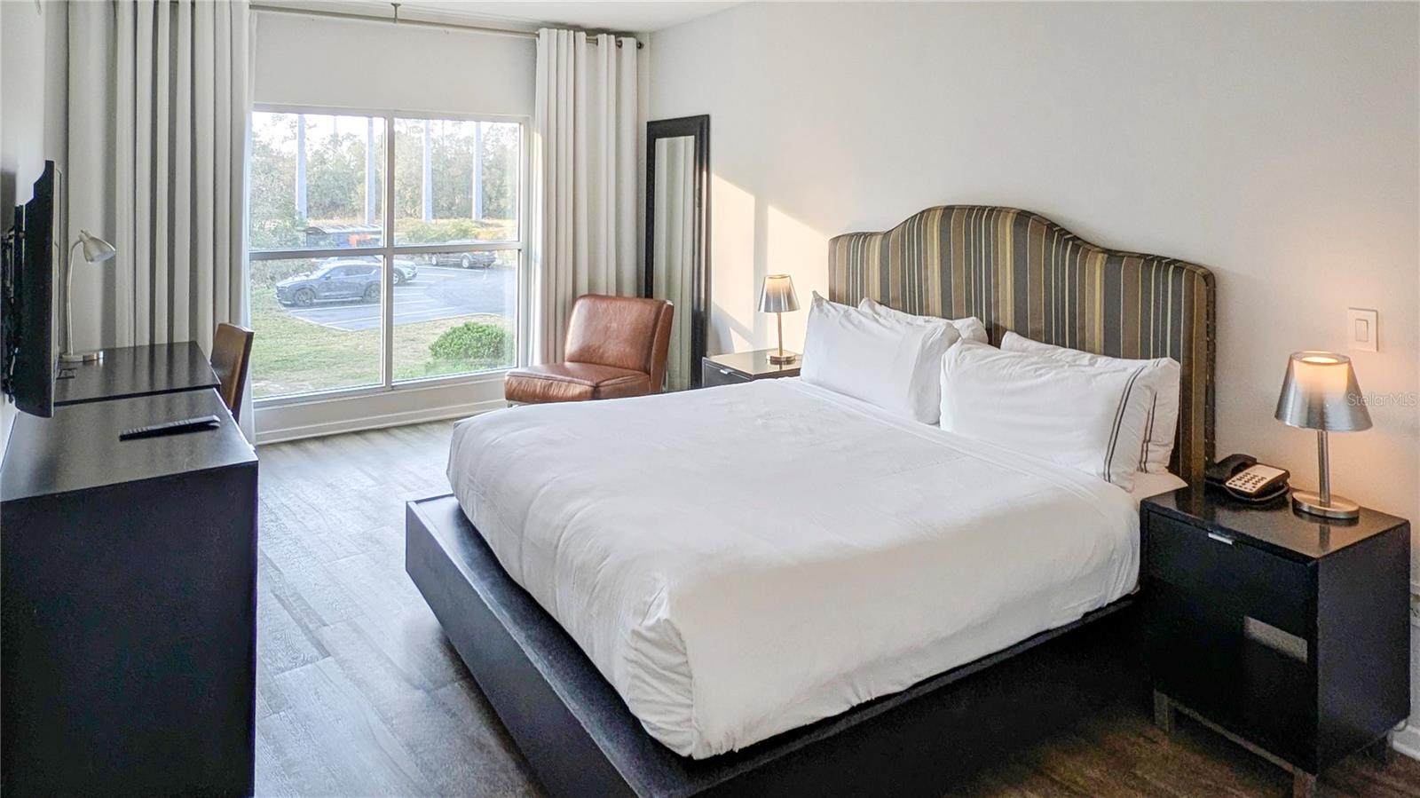 Master Bedroom overlooking Conservation Area! View #1