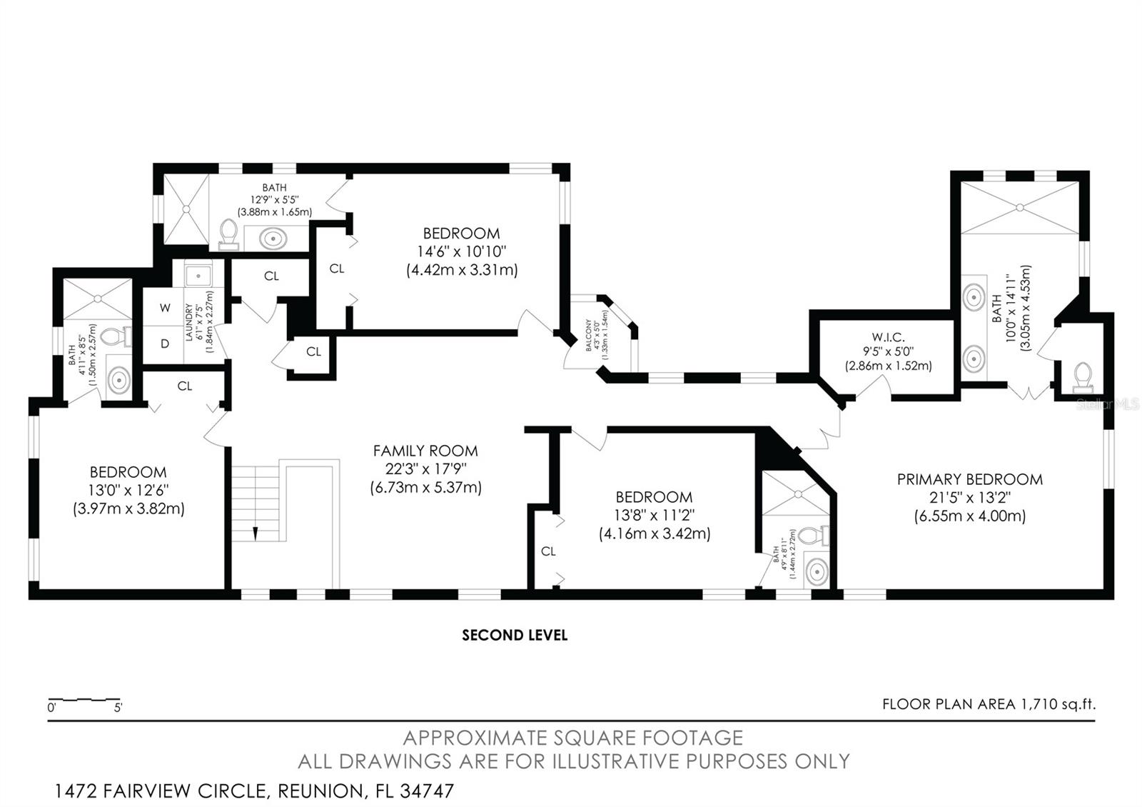 Second floor floor plan