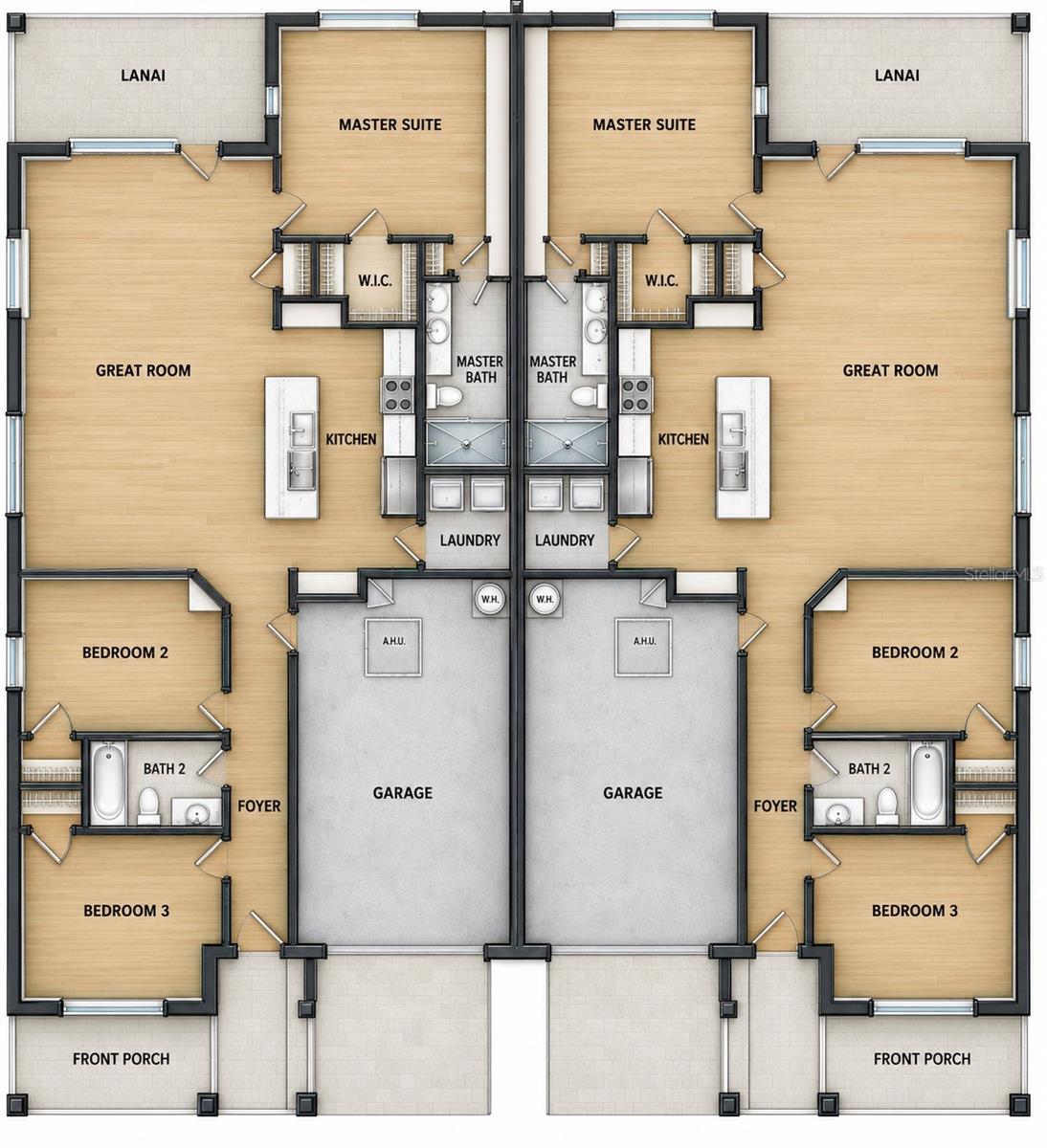 rendering of floor plan