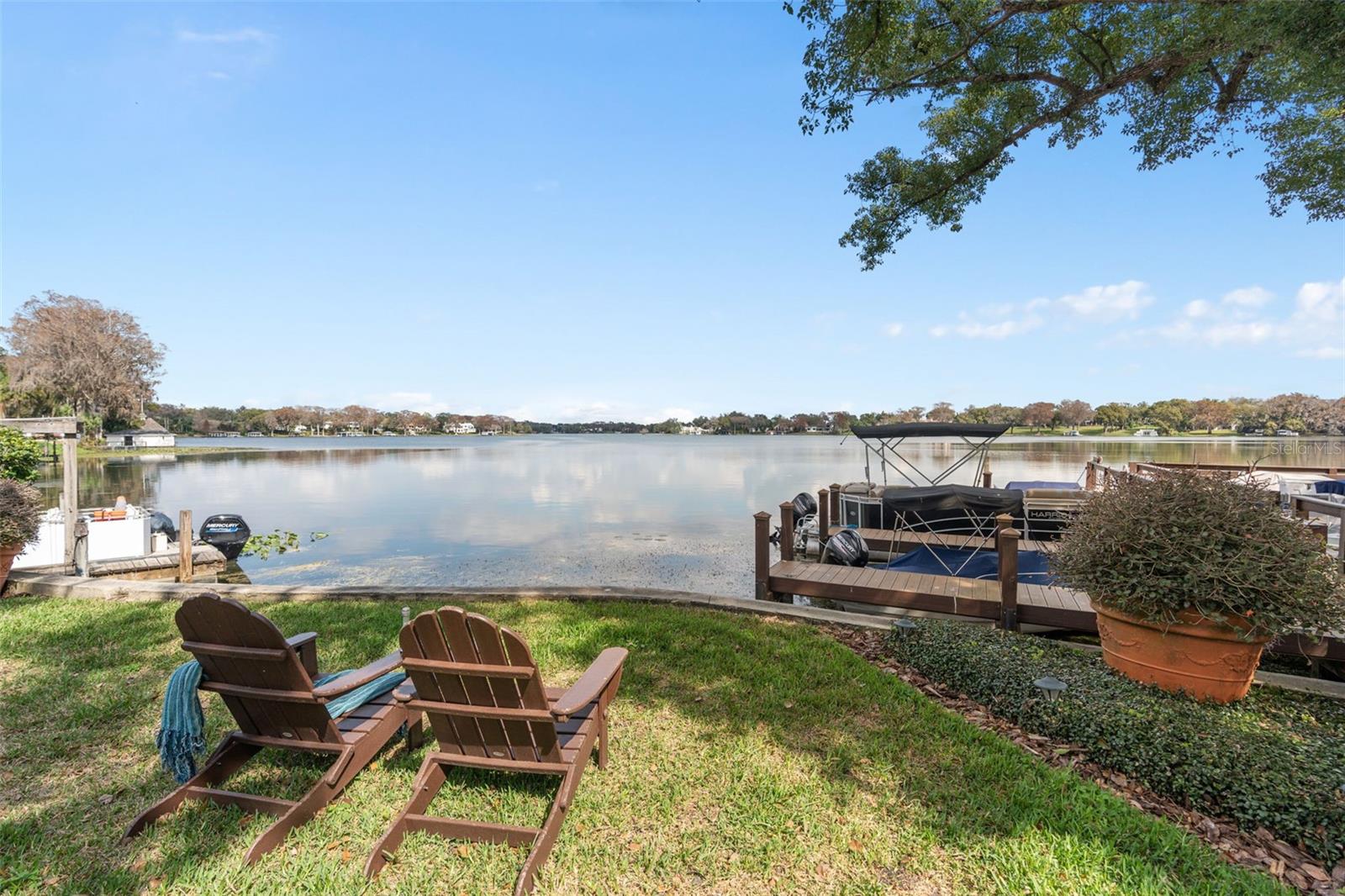 Enjoy the views of Lake Osceola...