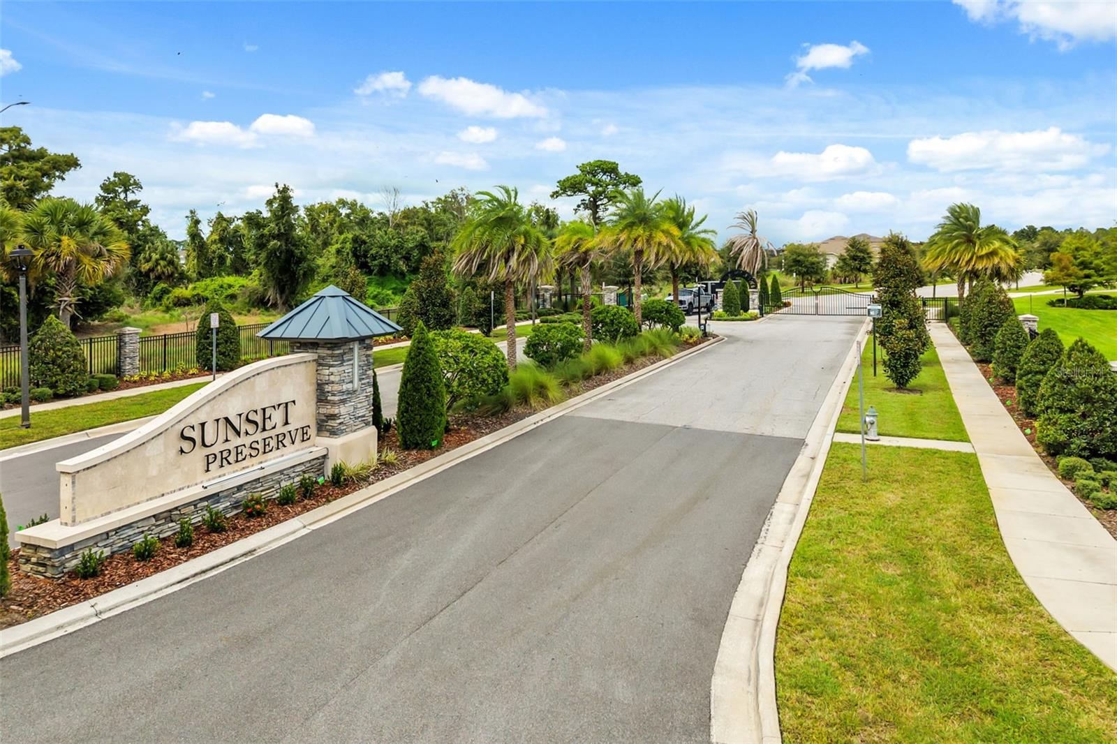 Sunset Preserve is a luxury gated community!