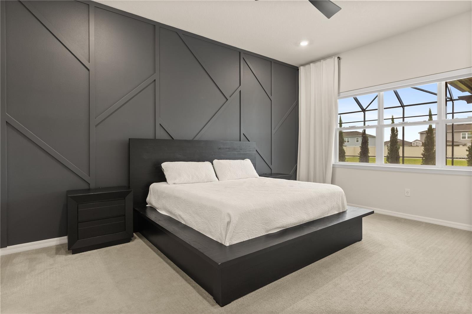 Oversized master suite