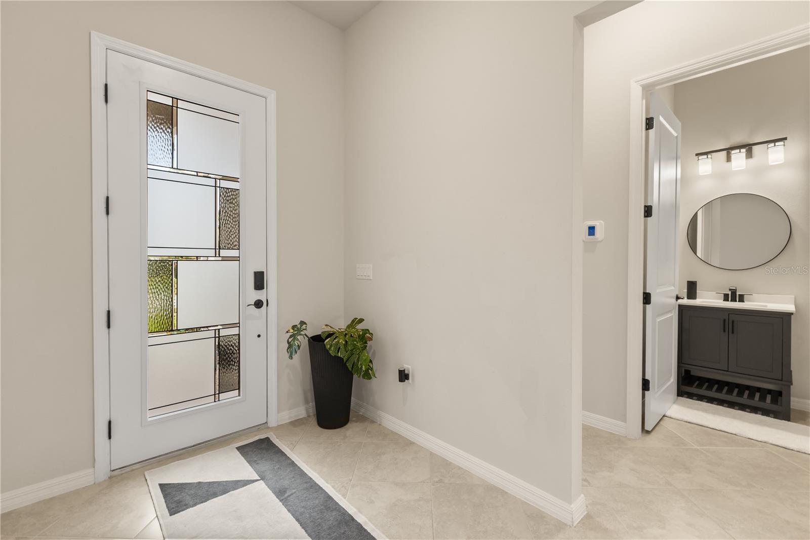 Oversized foyer