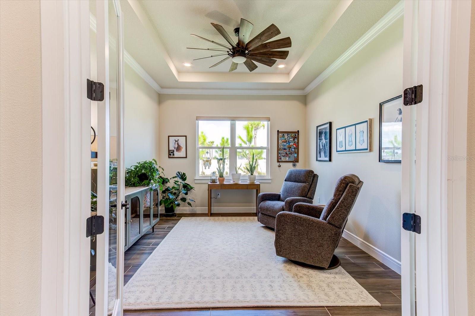 Flex Space with Glass Doors