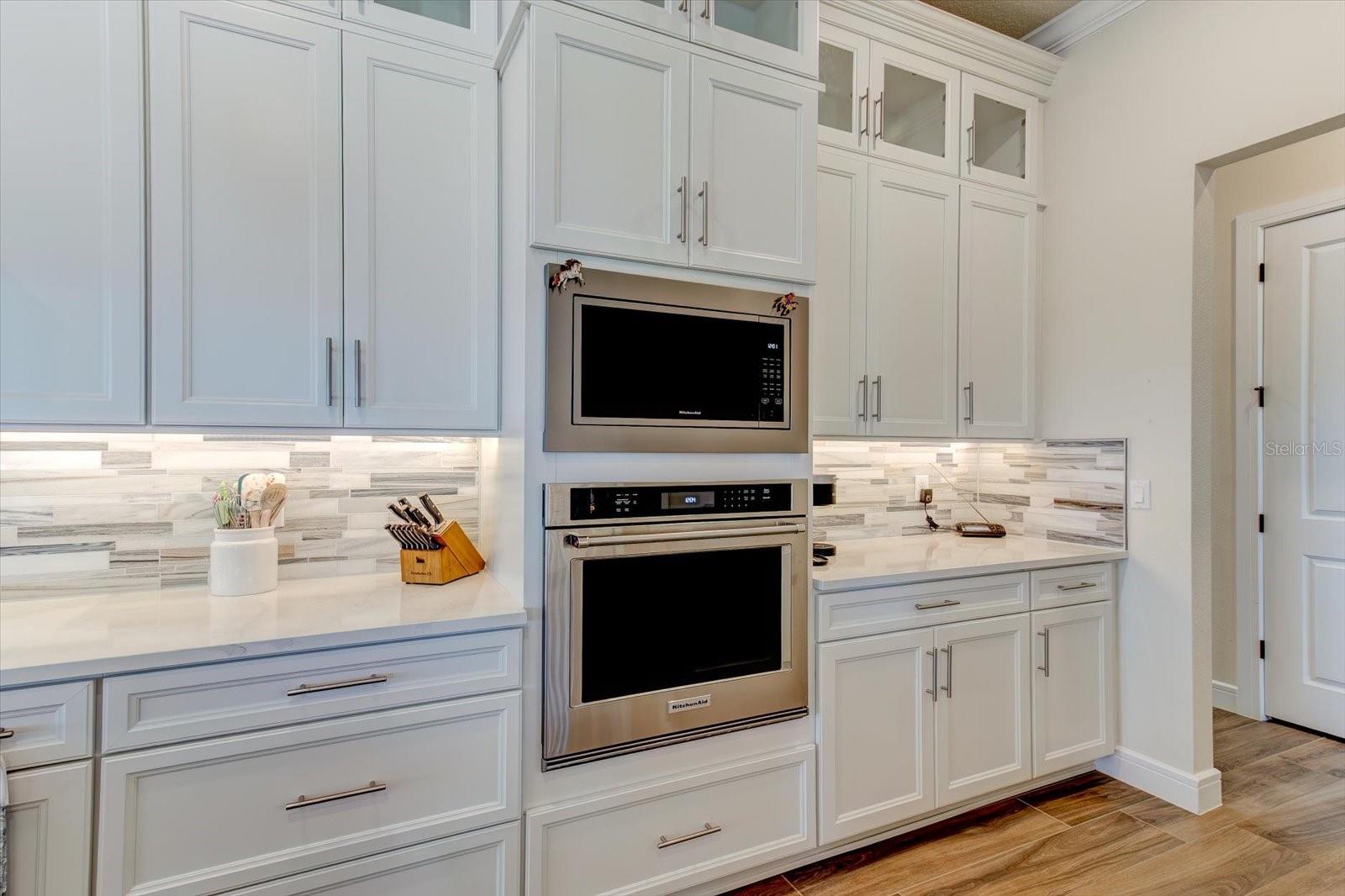 Lots of Cabinets and Built in Oven / Microwave