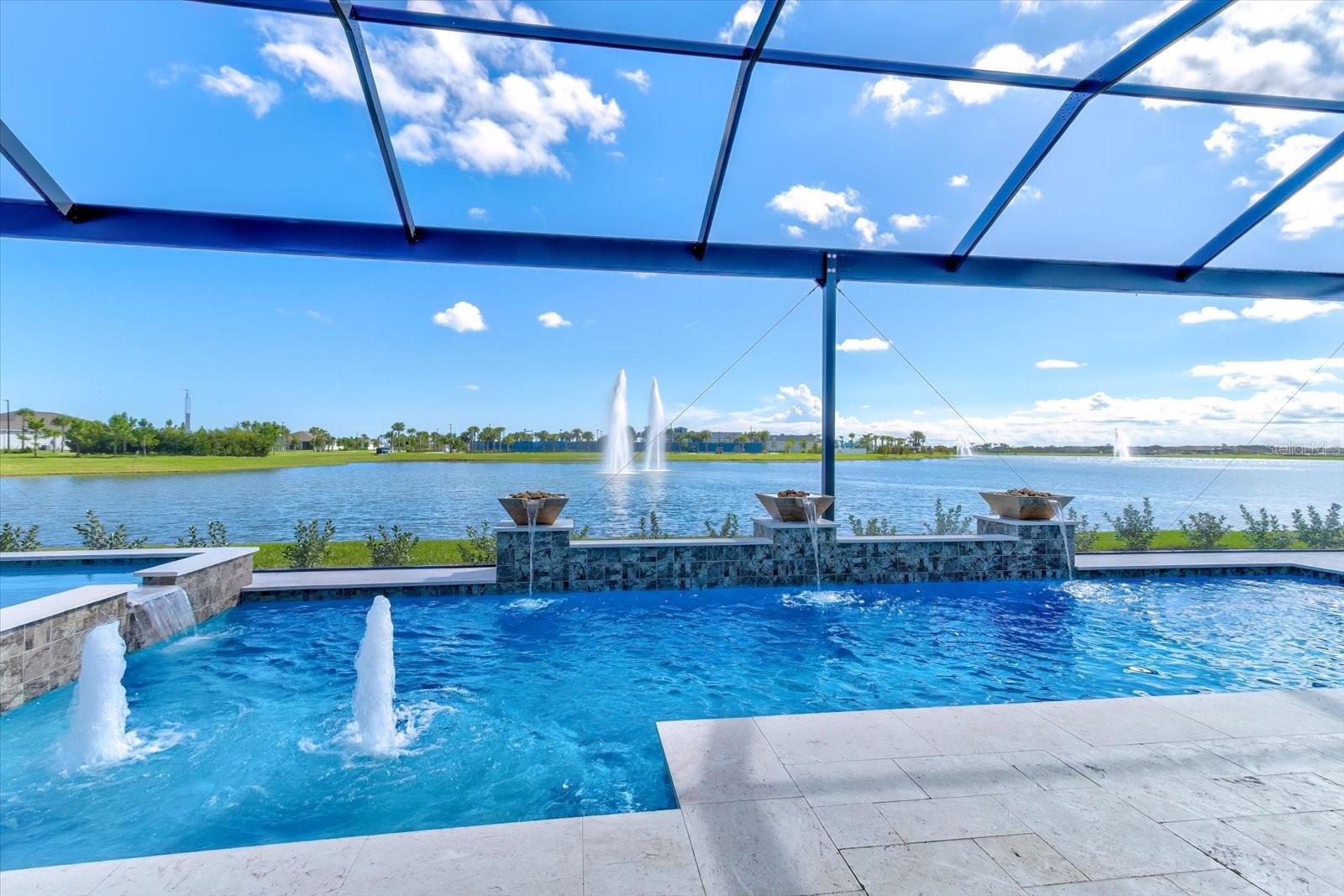 Water View through the Panoramic Screens