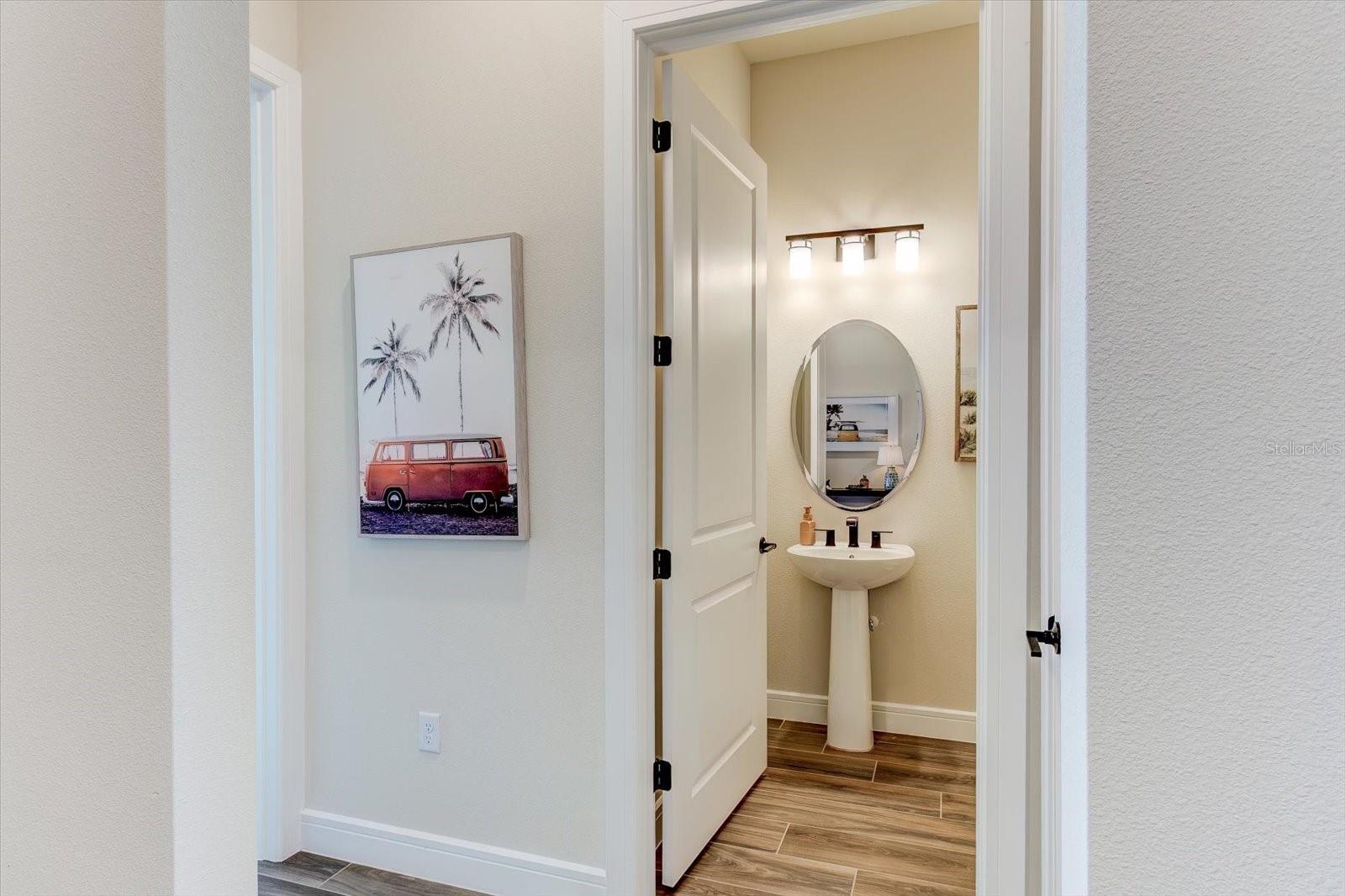 Half Bath Entry