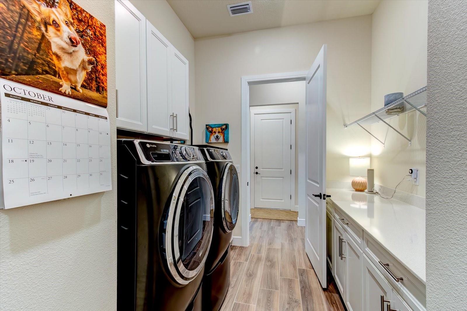 Laundry Room off of Secondary walk-in Closet
