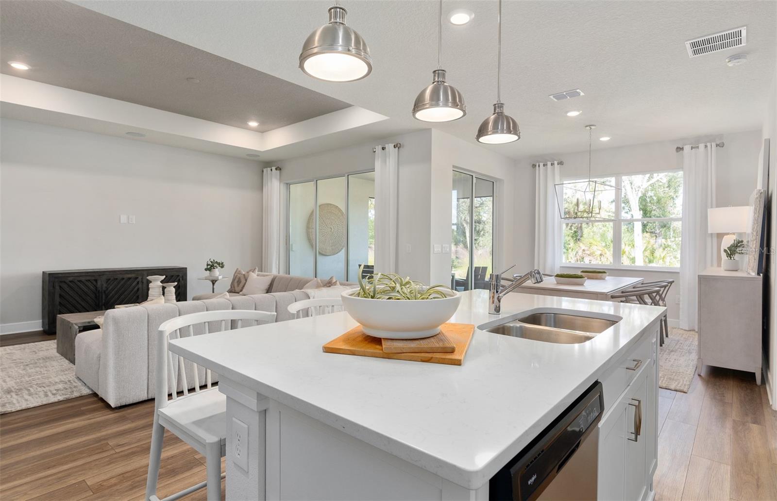 Model Home Design Only. Pictures and furnishings are for illustrative purposes only. Elevations, colors and options may vary. Furniture is for model home staging only.