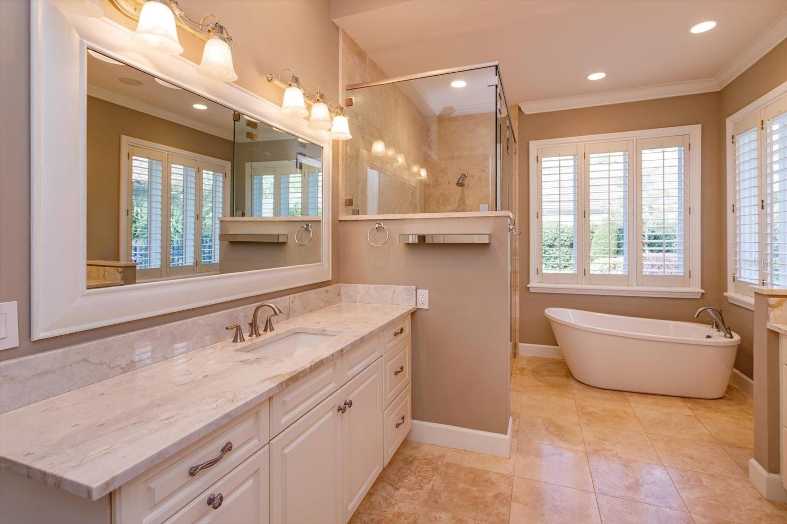 Master bath with Tub