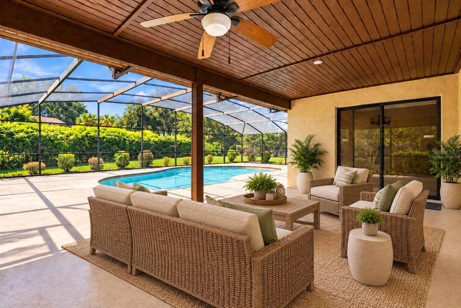 Virtually Staged Patio