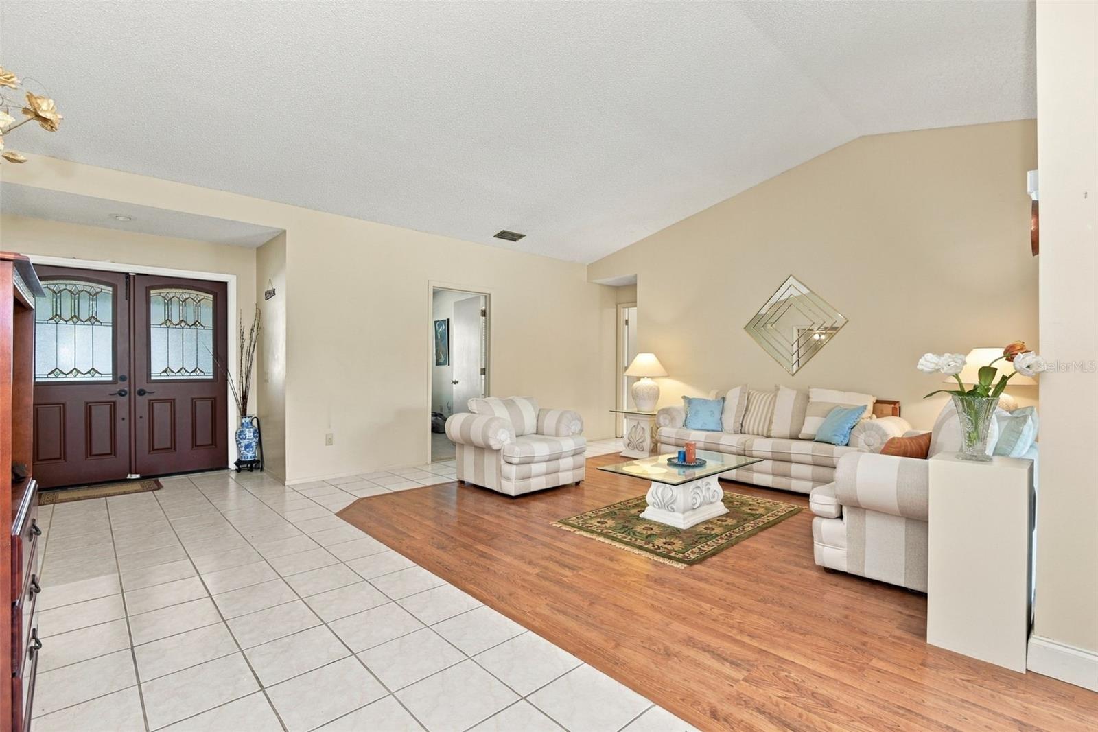 Foyer and Formal Living Room