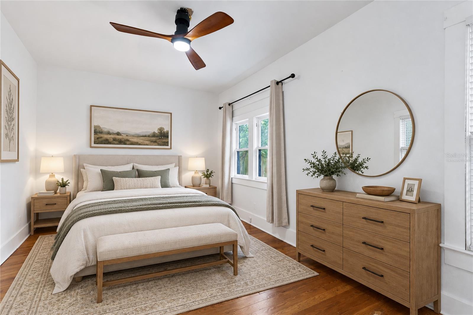Virtually staged image. Bedroom 3.
