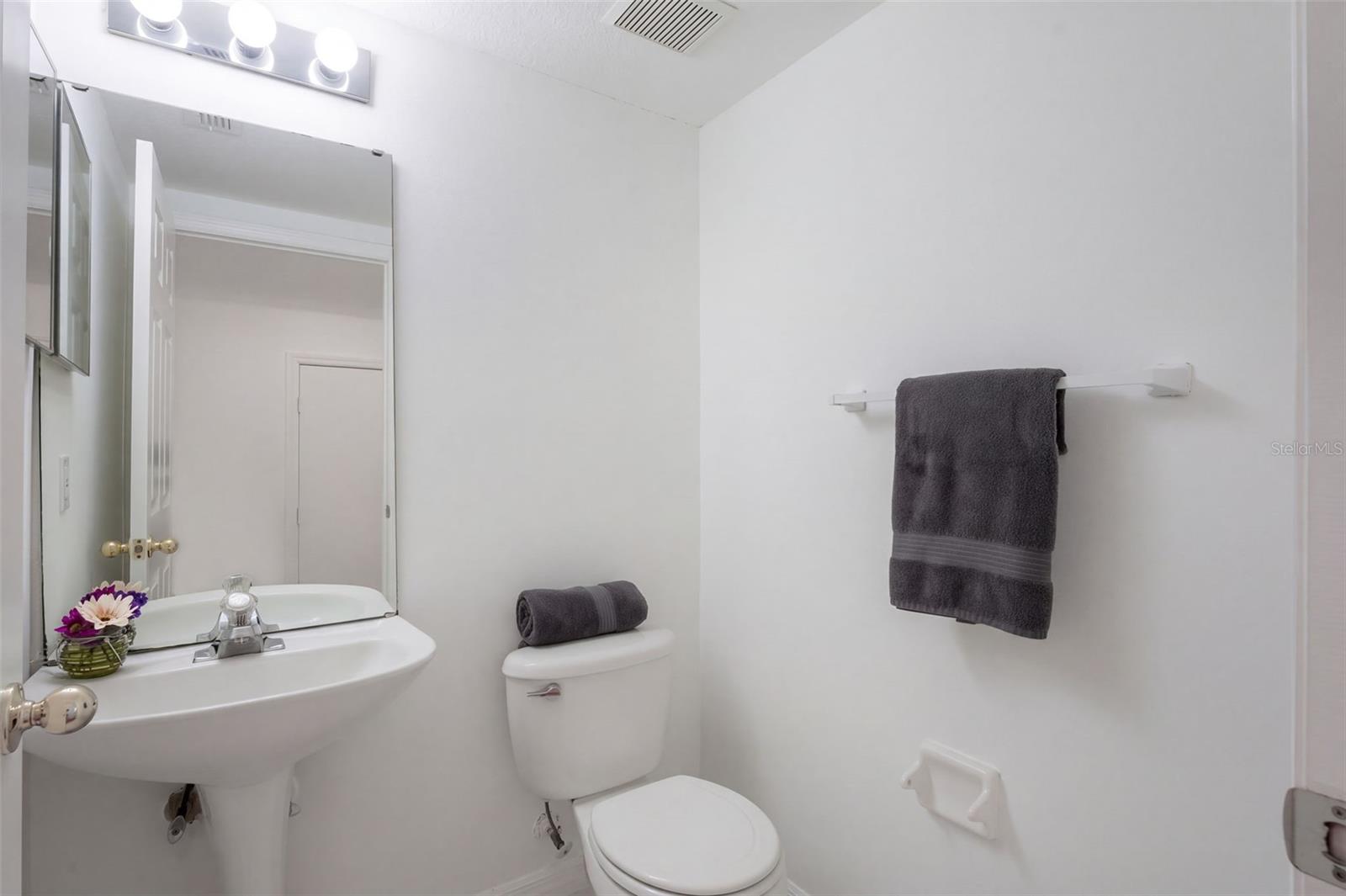 Downstairs half bath