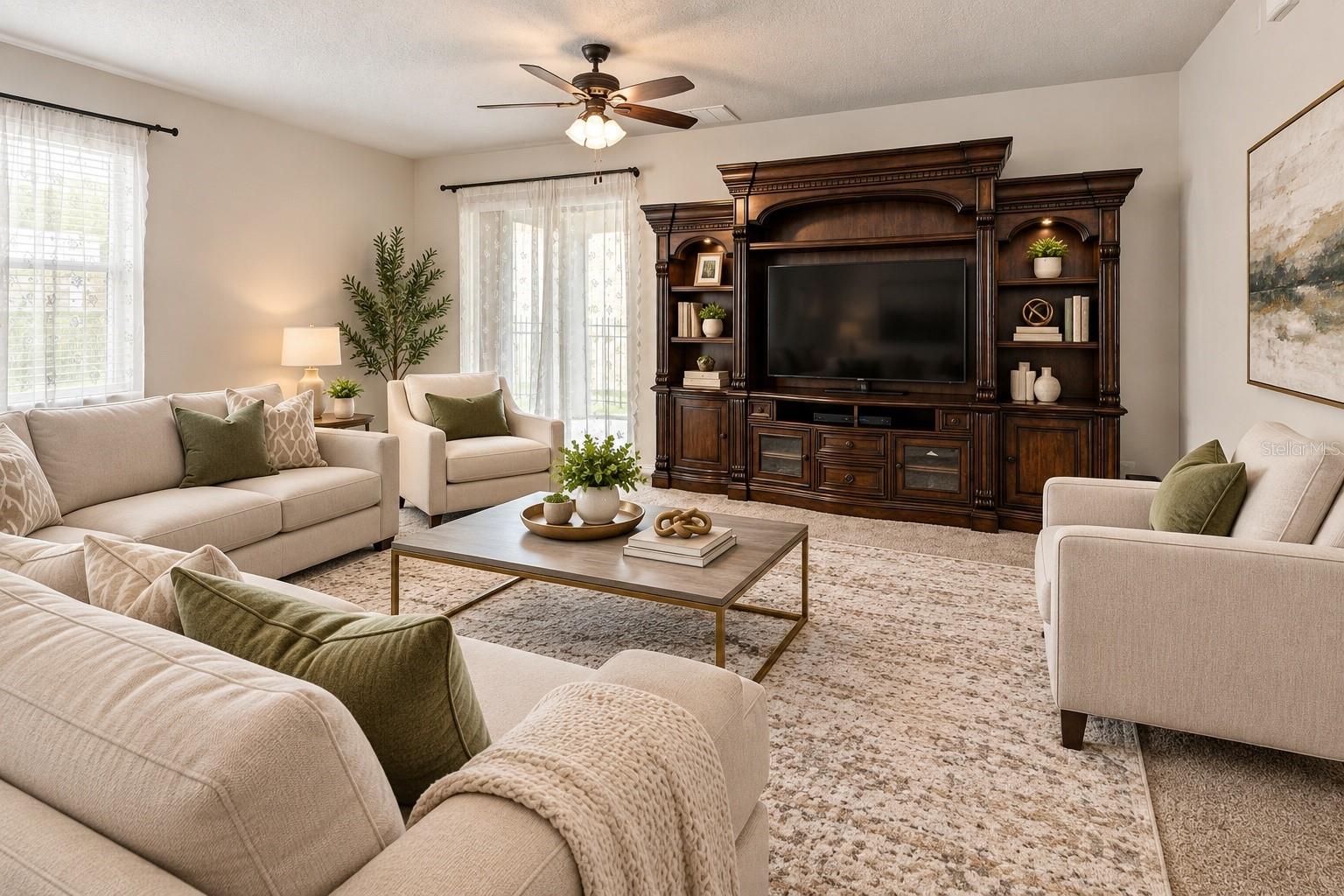 Virtual staging Family Room