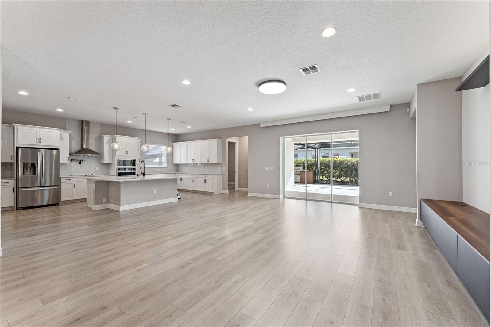 Modern kitchen with generous counter space and ample cabinetry.