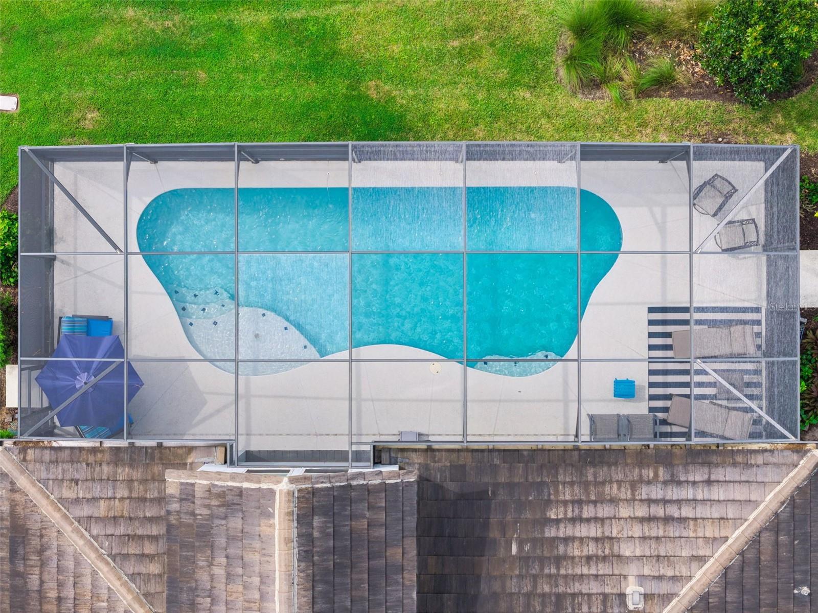 Generous Pool Deck