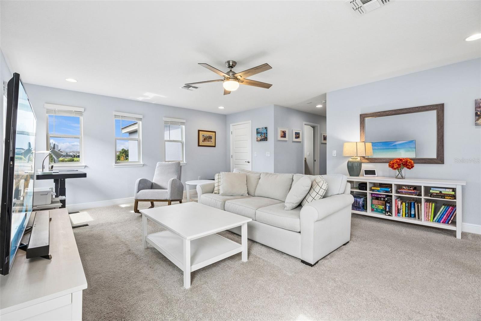 Loft is great spot for TV Viewing, Gaming, Office or Excercise!