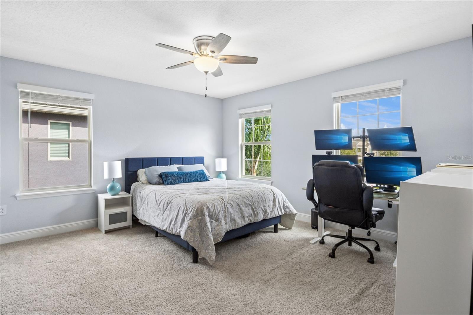 Bedroom 3 with HUGE Walk in Closet