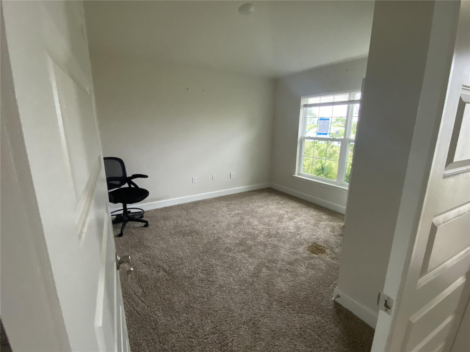 Bedroom/Office has built in closet.