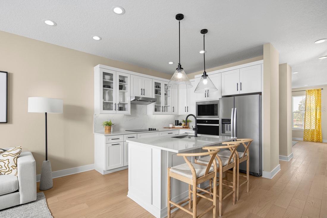 Gourmet kitchen