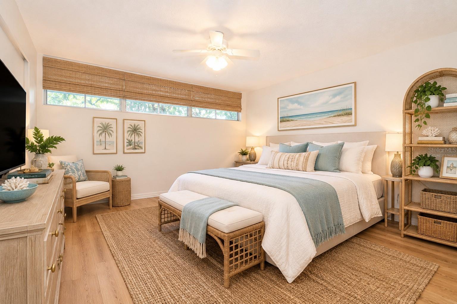 Second bedroom Virtually staged