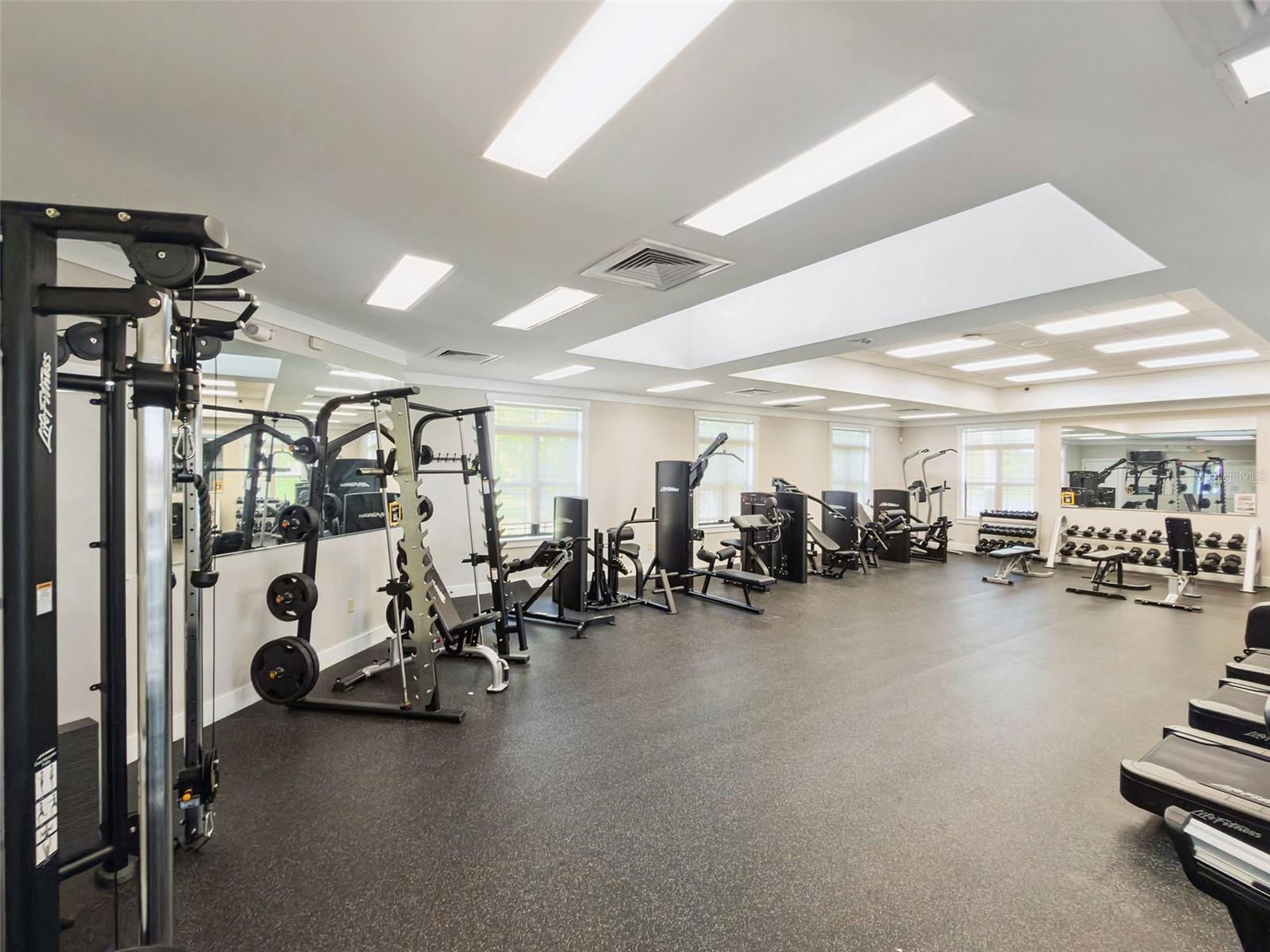workout area