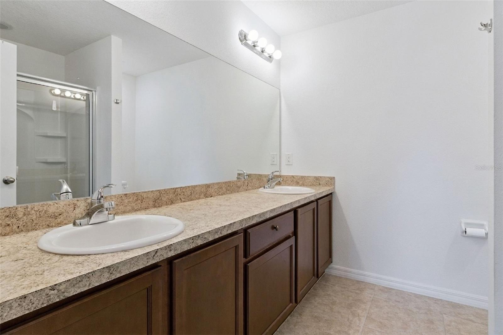 primary bath with walk in shower