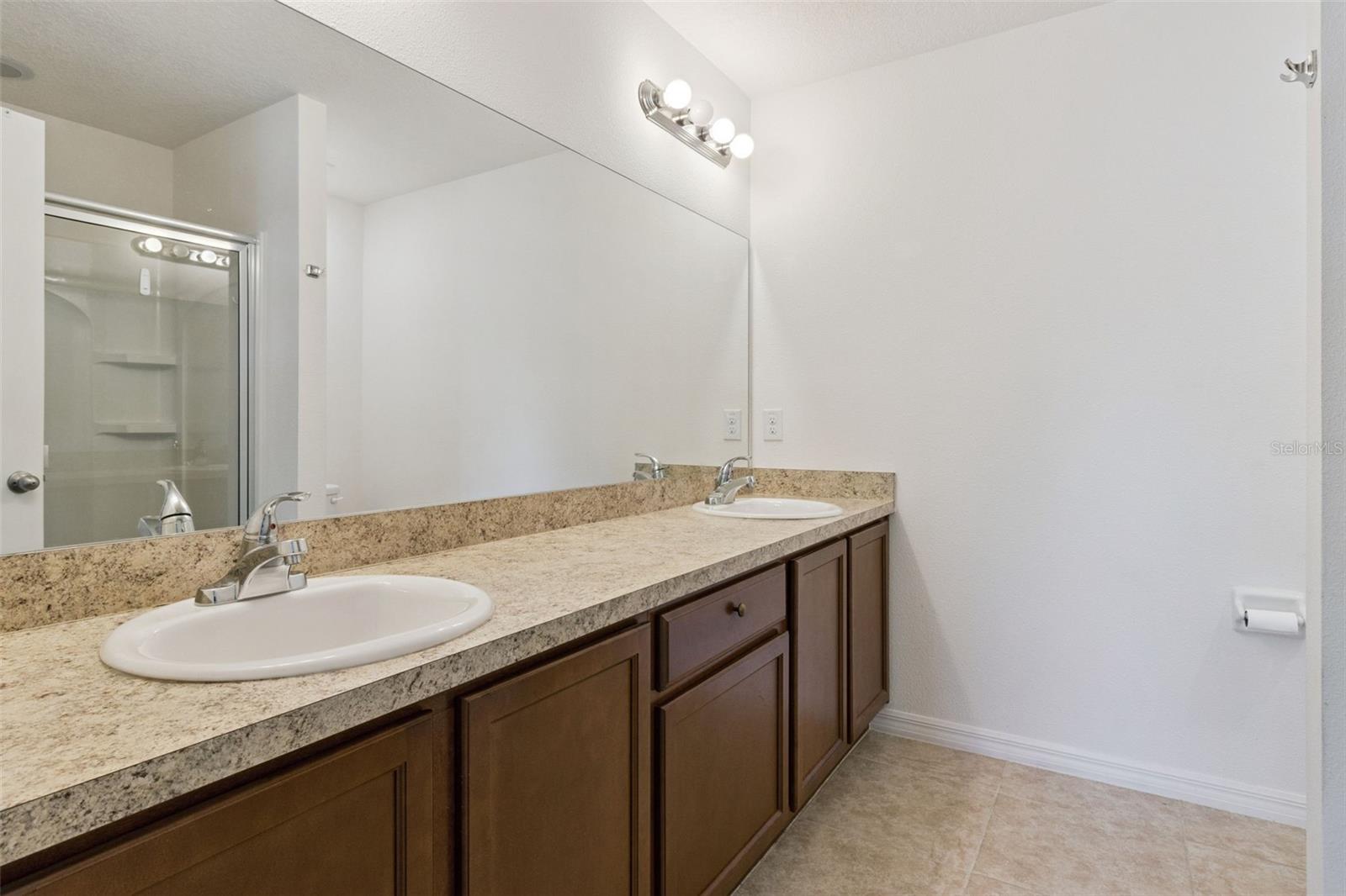 primary bath with walk in shower
