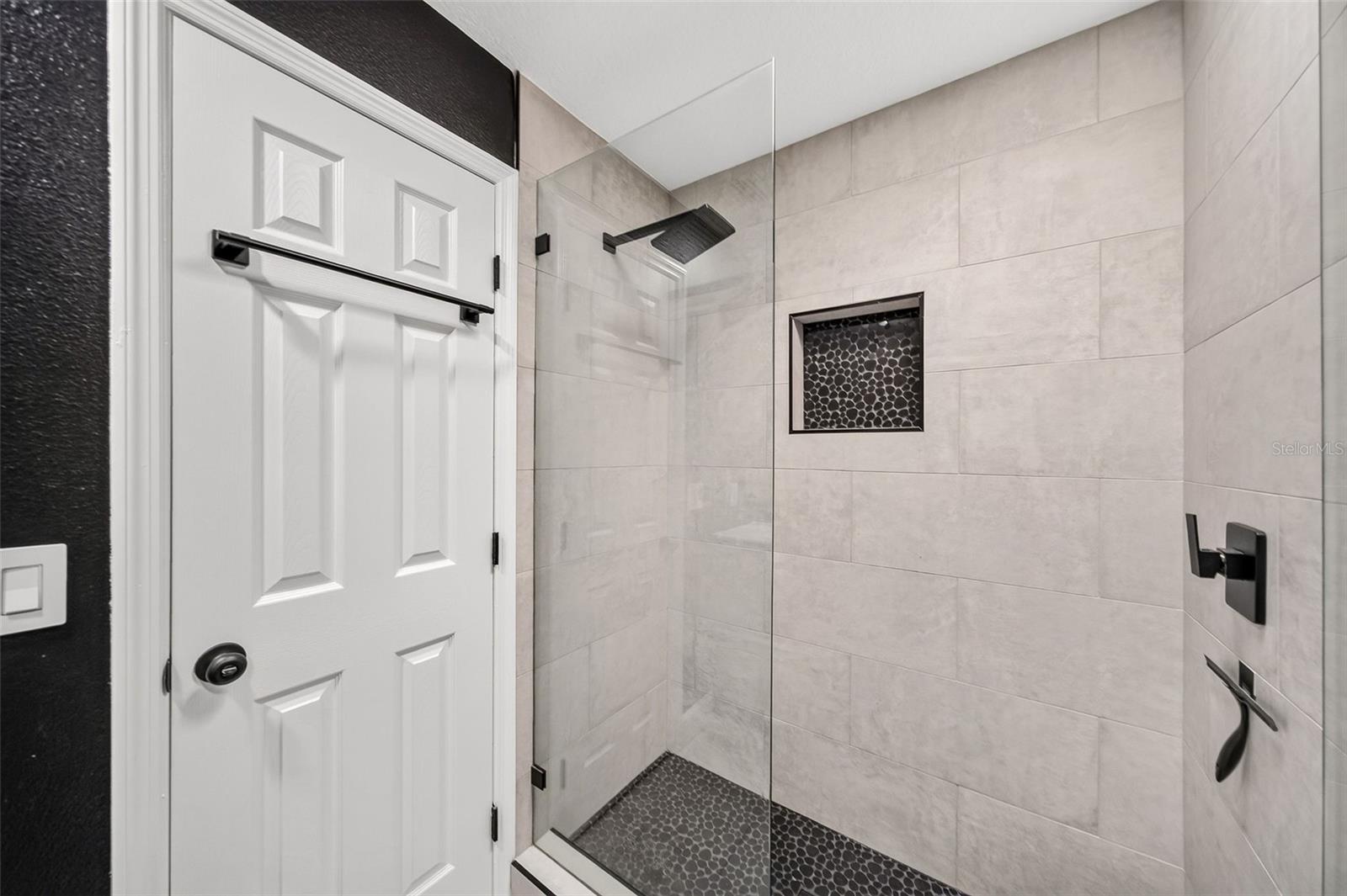Shower in hall bath