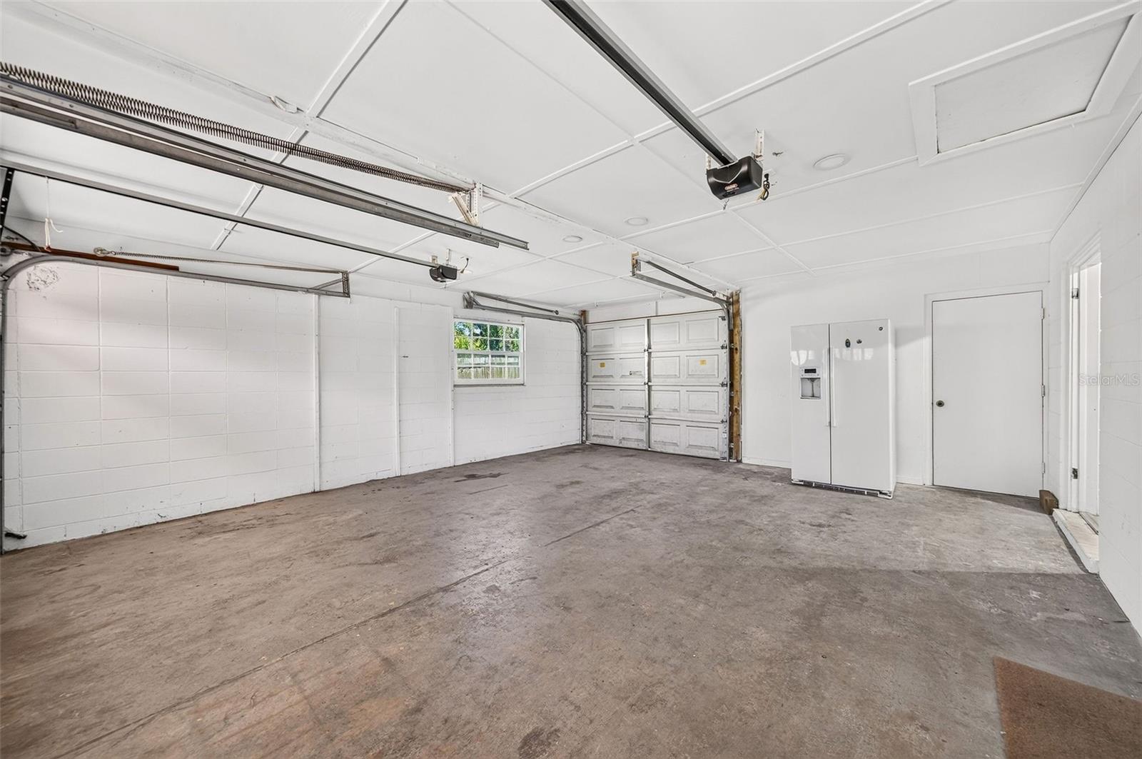 3rd garage door - leads to backyard