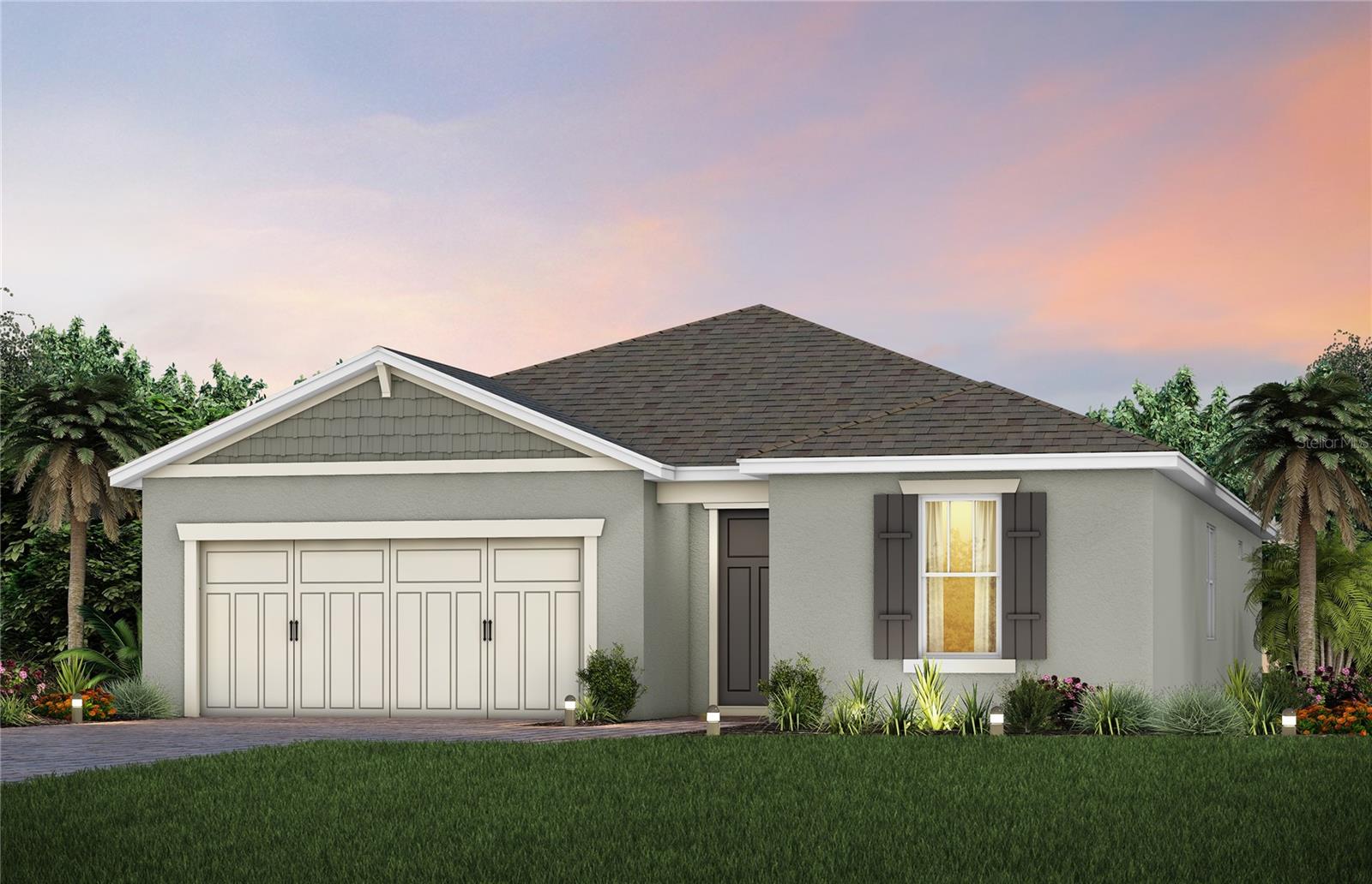Exterior Design. Artistic rendering for this new construction home. Pictures are for illustrative purposes only. Elevations, colors and options may vary. Exterior Design. Artistic rendering for this new construction home. Pictures are for illustrative purposes only. Elevations, colors and options may vary.