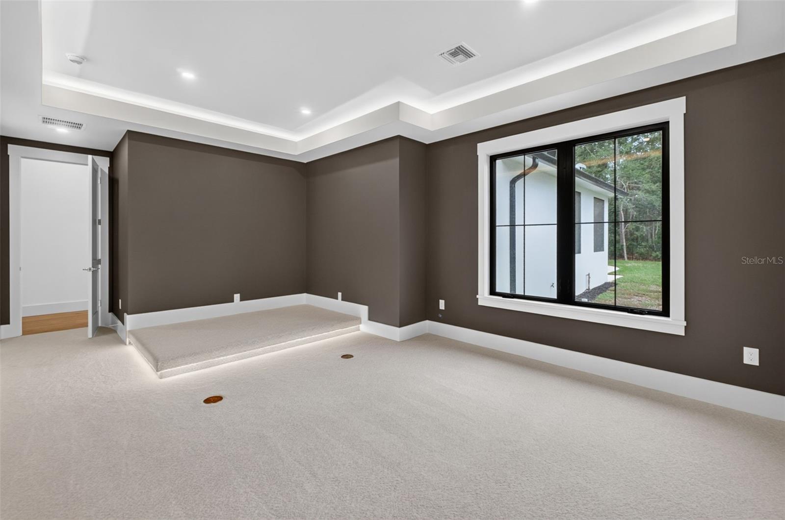 Exercise room or theater room