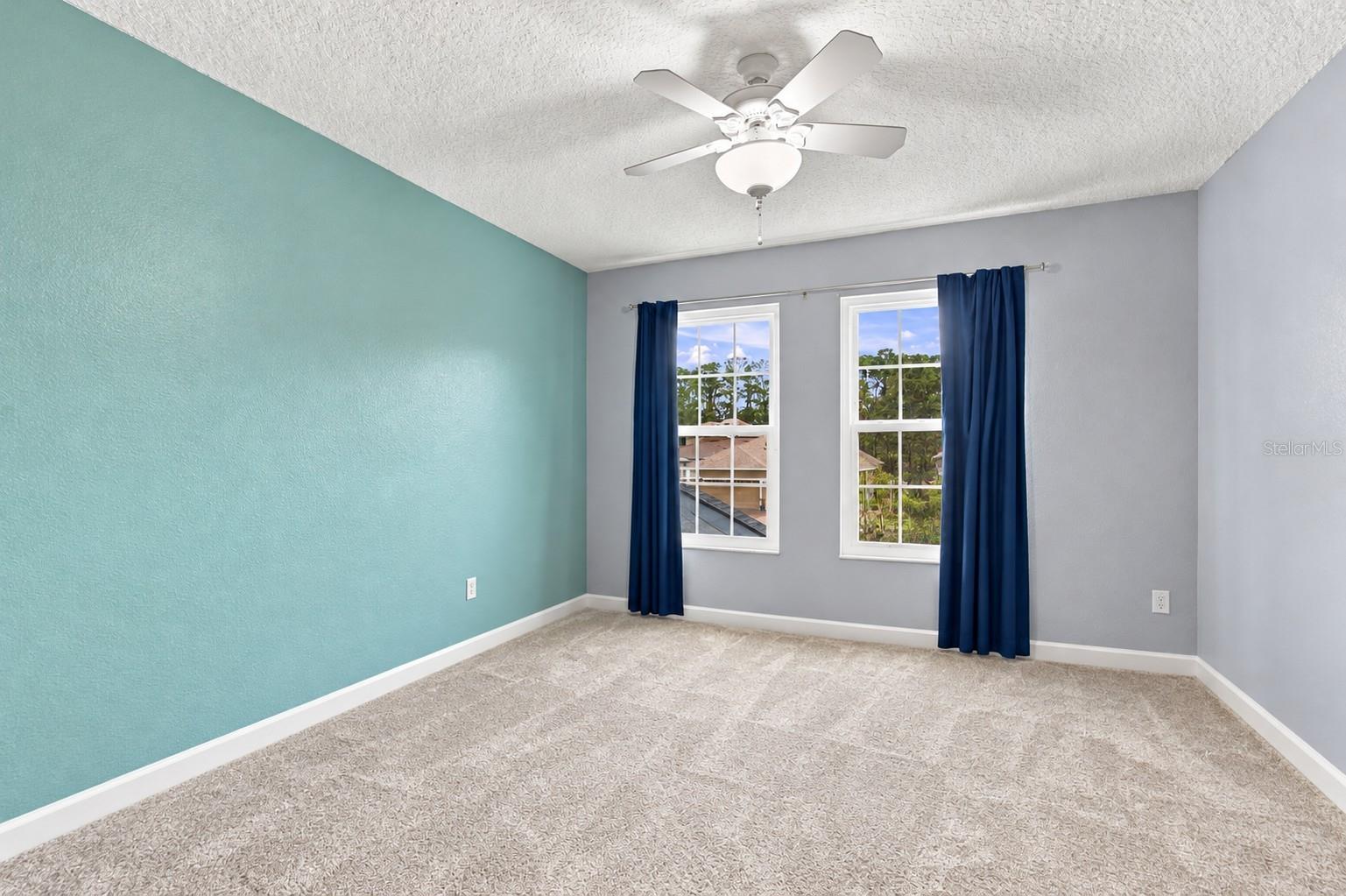 Furniture virtually removed- Bedroom 4