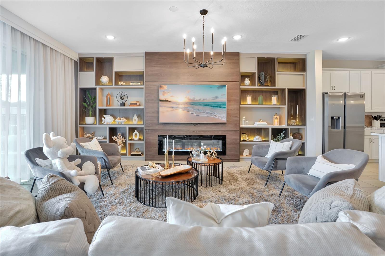 Beautifully appointed living spaces blend refined design with effortless comfort, creating an inviting setting for entertaining and relaxation